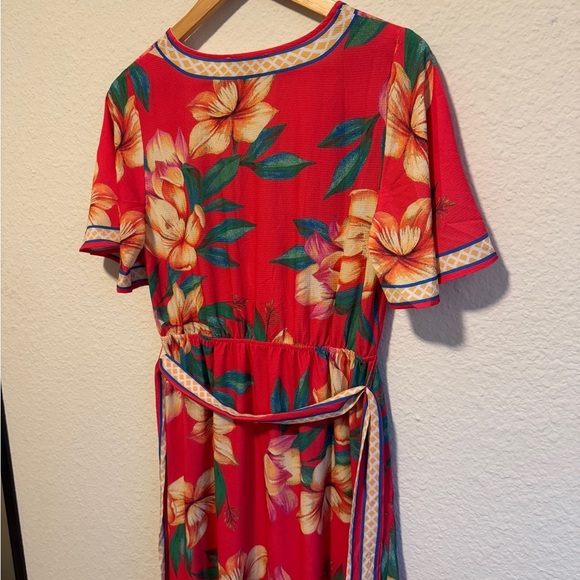 Tropical Floral Maxi Dress - Picture 5 of 8